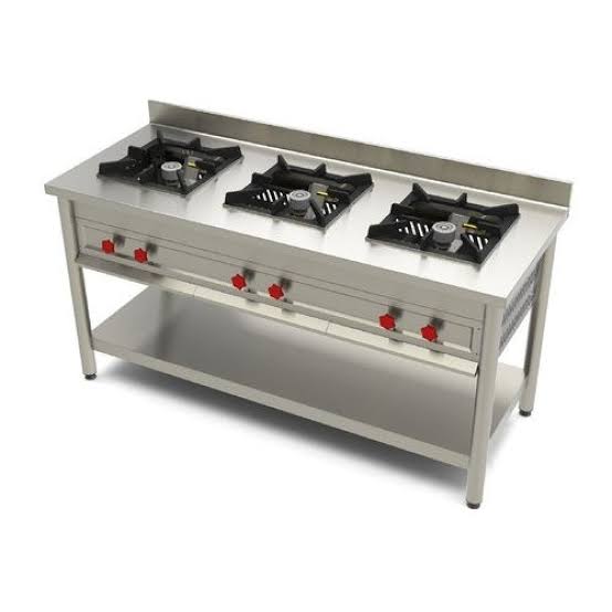 3 Burner Indian Cooking Range Bhatti