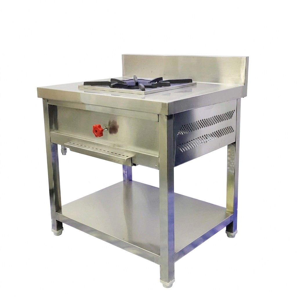 Single Burner Gas Indian Cooking Bhatti Range